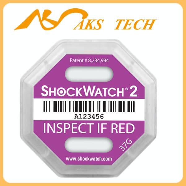 Shockwatch2 impact indicator label for shipping and package